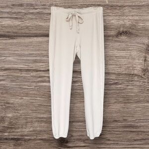 Frank & Eileen Sophie Italian Jogger Sweatpant Vintage White Triple Fleece XS